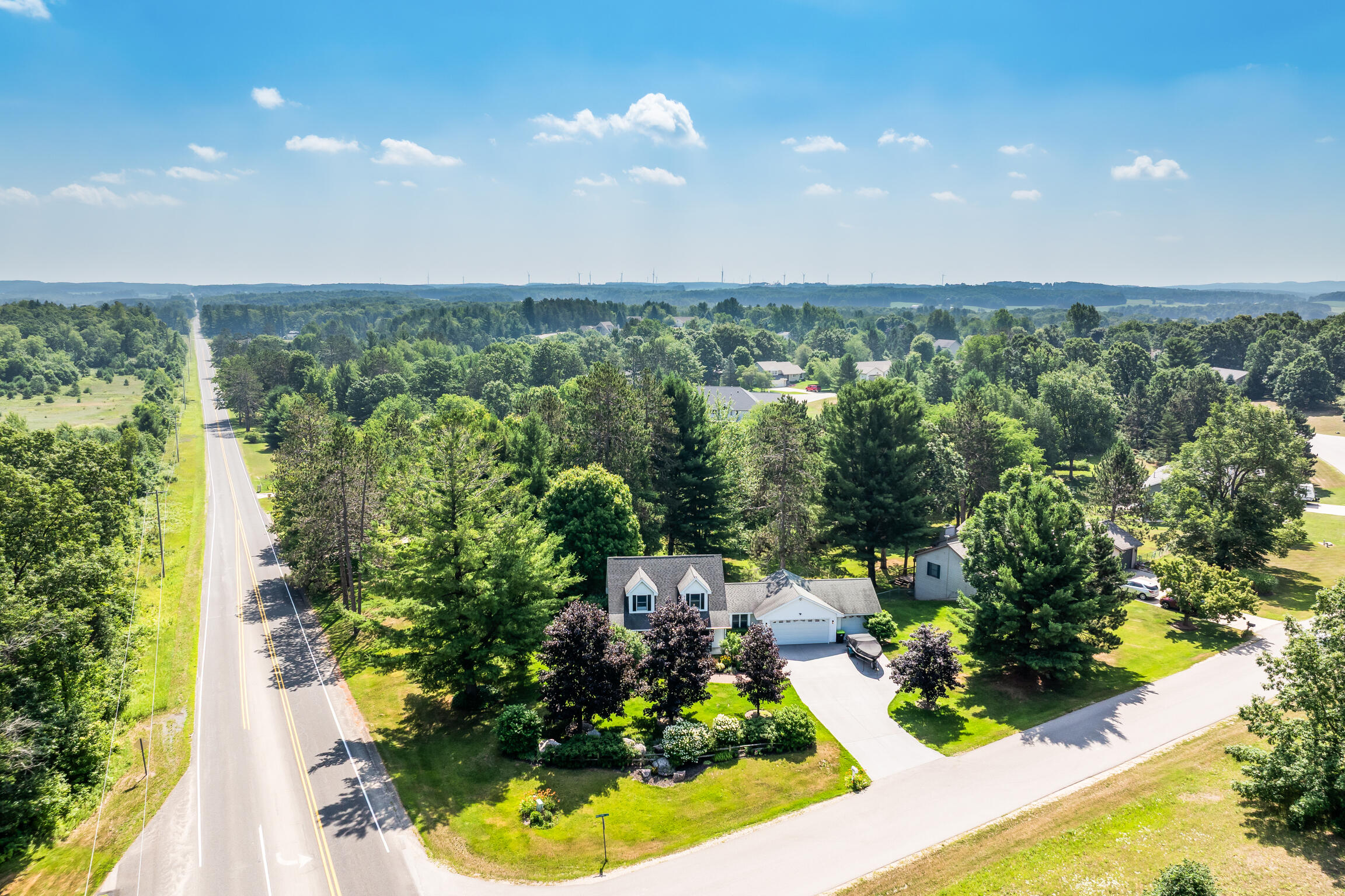 9075 Windsong Lane Cadillac, MI 49601 - Photo 4 of 30 3-Aerial-View-2