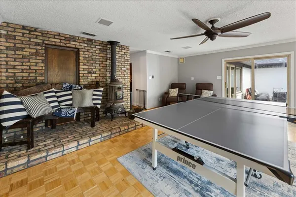 a living room filled with furniture
