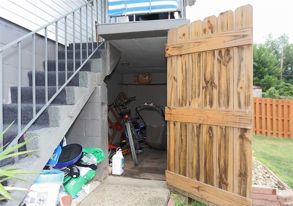 2154 Swallow Hill Road Pittsburgh, PA 15220 - Photo 20 of 22 Storage area under the porch for your bikes, lawnmower, etc.