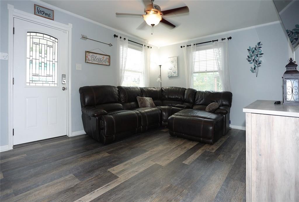 2154 Swallow Hill Road Pittsburgh, PA 15220 - Photo 4 of 22 Living Room has plenty of space and options for your furniture. All that natural light!