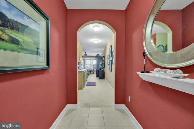 a view of a livingroom with furniture and front door