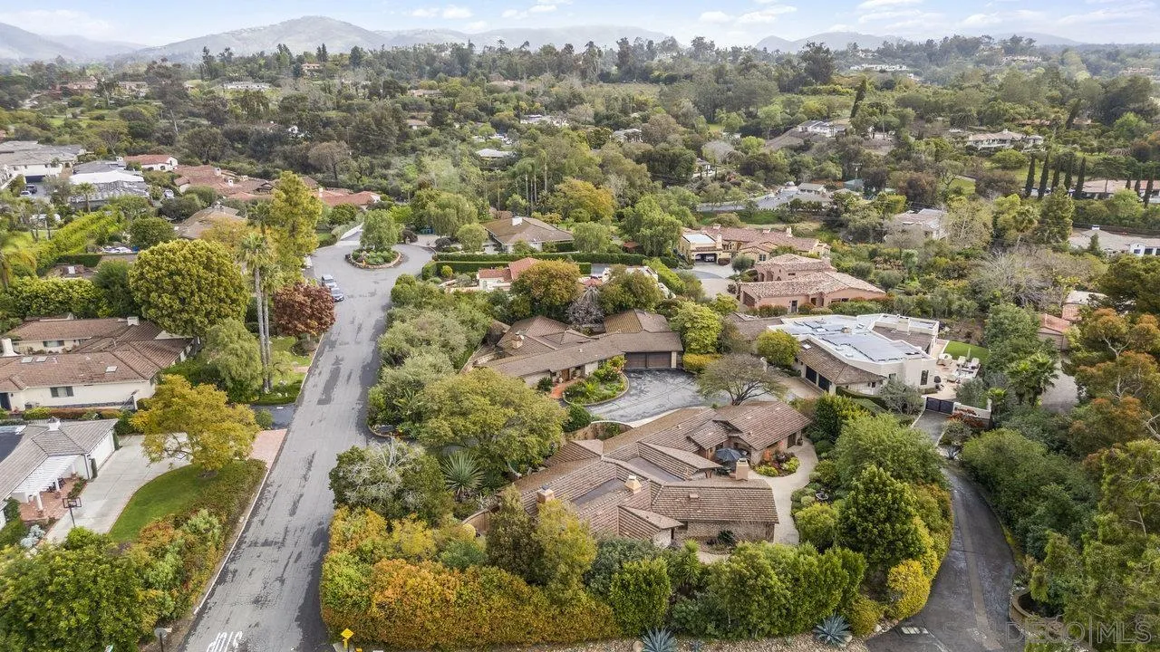 6101 Camino Selva Rancho Santa Fe, CA 92067 - Photo 32 of 35 an aerial view of residential houses with outdoor space