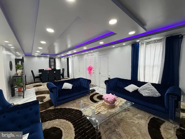 a room with furniture and a window