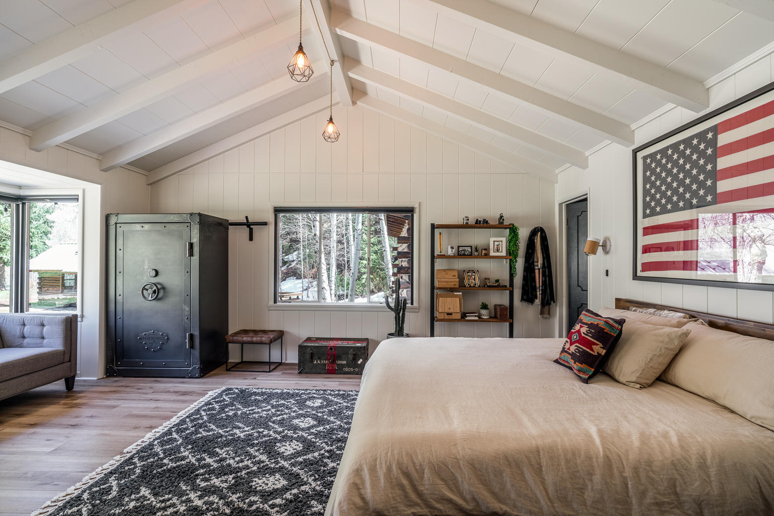 101 Clear Creek Canyon Road Ketchum, ID 83340 - Photo 23 of 37 Snook cabin Bedroom 1