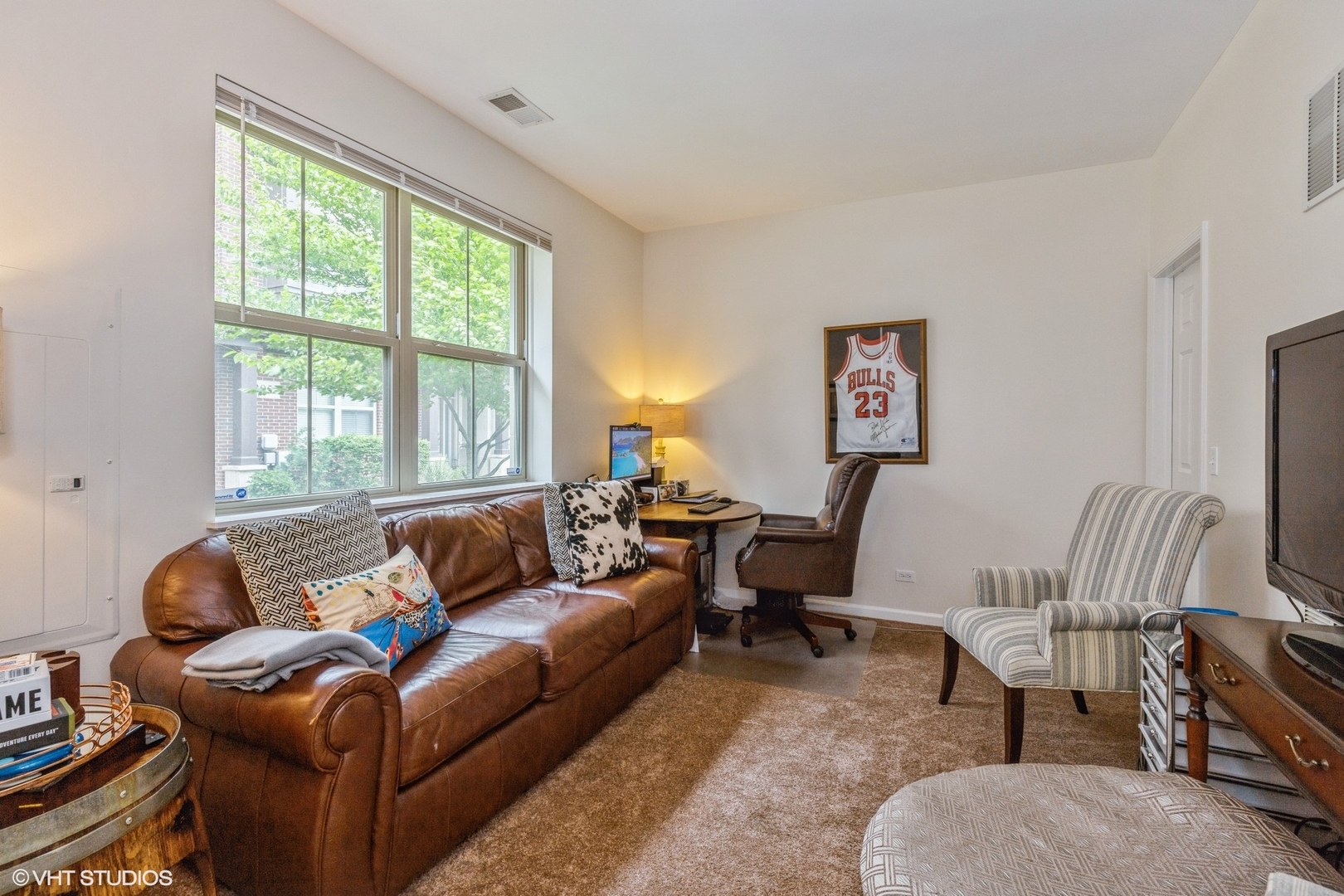 335 Alpine Springs Drive, Unit 335 Vernon Hills, IL 60061 - Photo 6 of 10 a living room with furniture and a large window