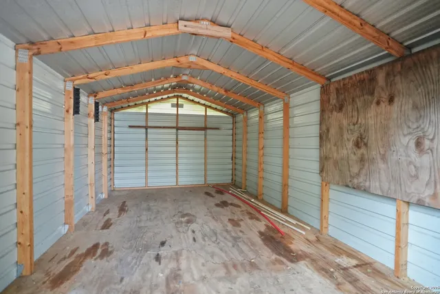 a view of a small room with an empty room