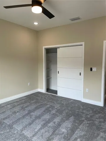 a view of an empty room