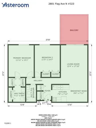 $175,500 | 2801 Flag Avenue North, Unit 323, New Hope, MN 55427