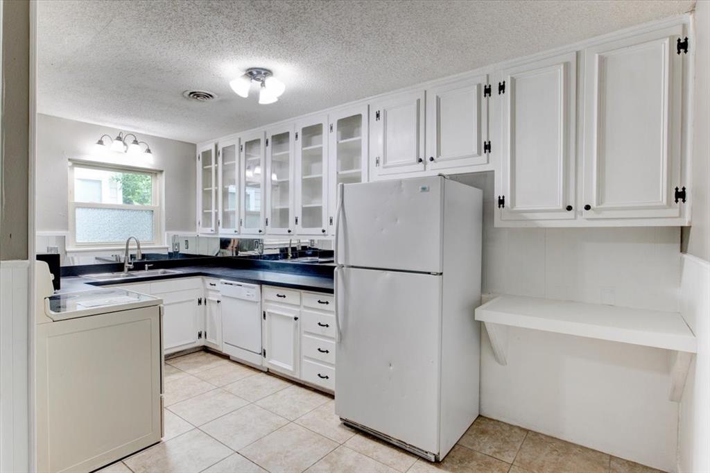 3558 Winston Road Fort Worth, TX 76109 - Photo 8 of 24 a white refrigerator freezer sitting inside of a kitchen