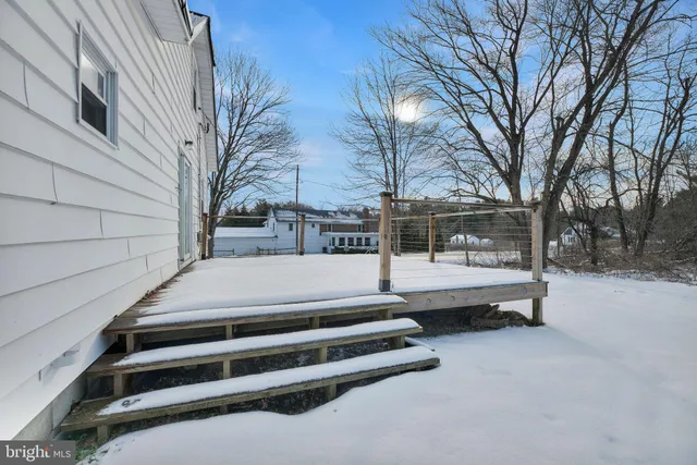 a view of outdoor space with seating