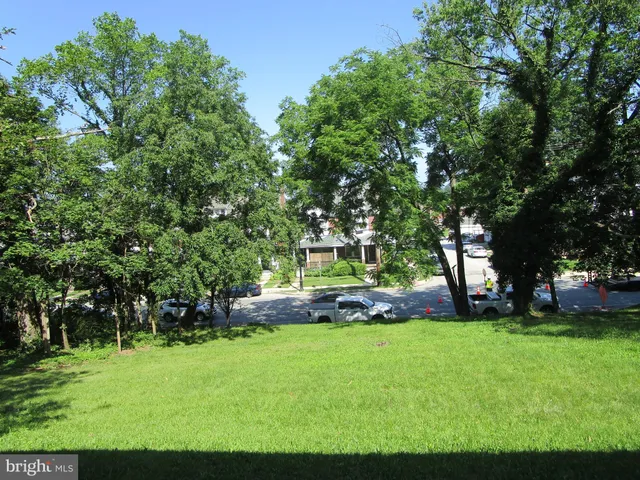 a view of yard with green space