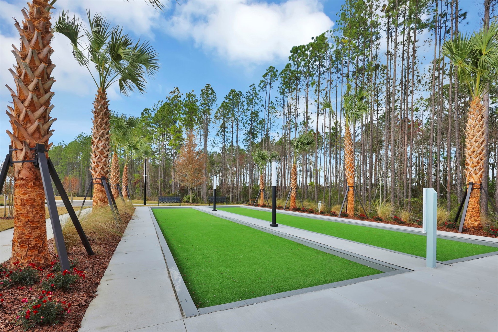 515 Goodwill Court Yulee, FL 32097 - Photo 27 of 36 a view of a park with palm trees
