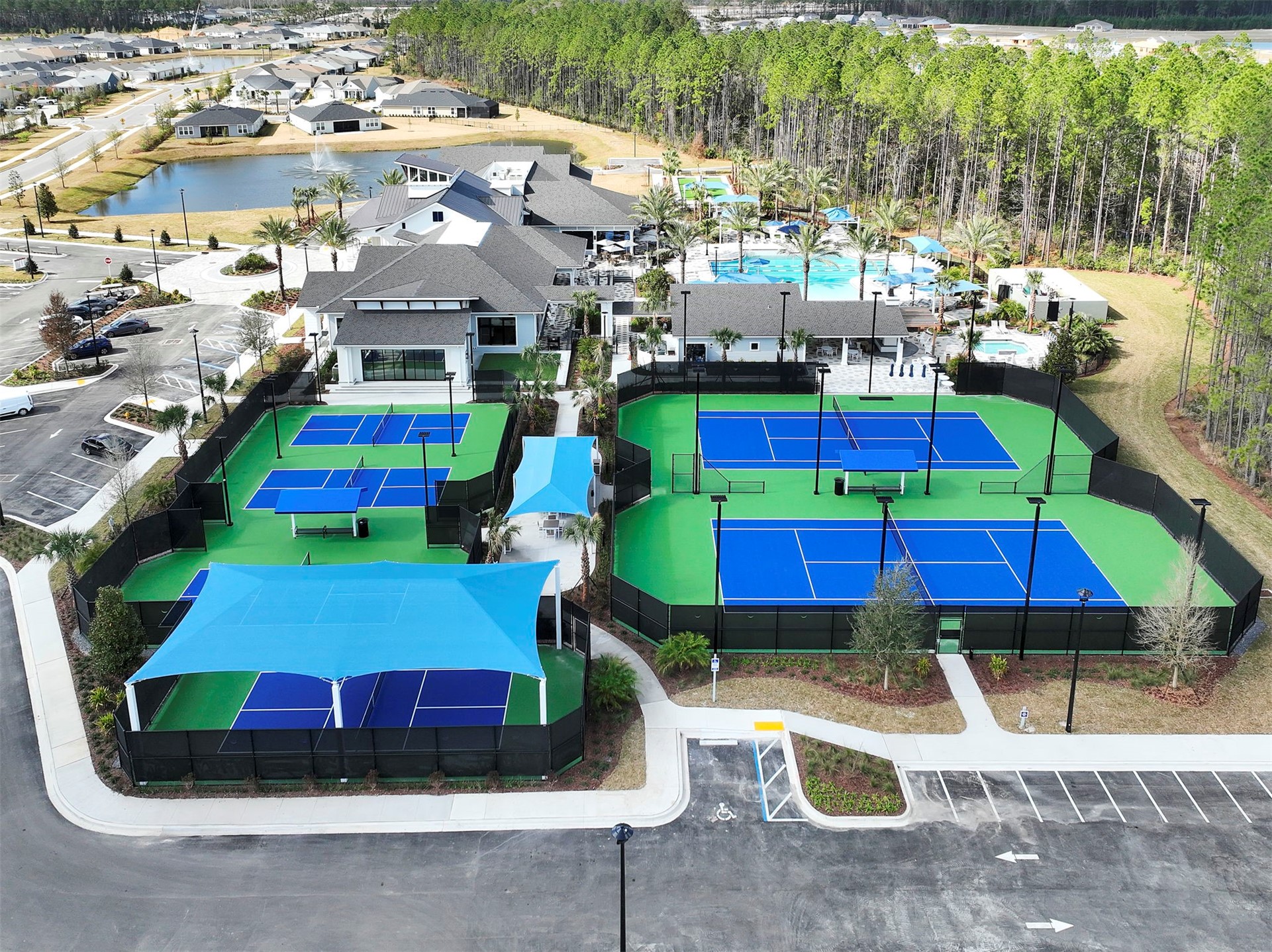 515 Goodwill Court Yulee, FL 32097 - Photo 33 of 36 a view of yard with swimming pool and outdoor seating