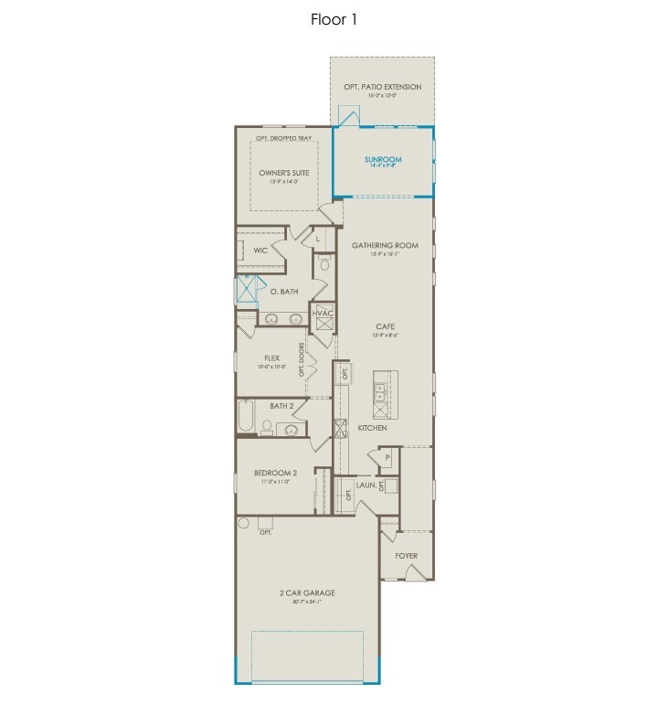 515 Goodwill Court Yulee, FL 32097 - Photo 36 of 36 a picture of floor plan