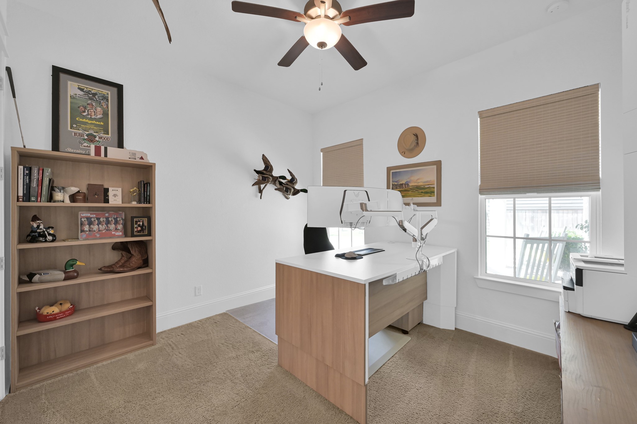 2333 Goldenglade Drive Conroe, TX 77384 - Photo 22 of 45 Secondary bedroom #1 (DOWNSTAIRS) with en-suite bathroom, currently being used as an office space.