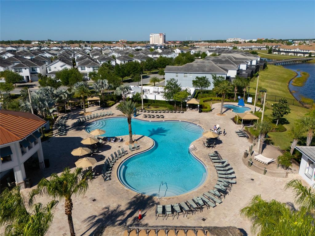 4841 Clock Tower Drive Kissimmee, FL 34746 - Photo 29 of 36 an aerial view of a house with outdoor space