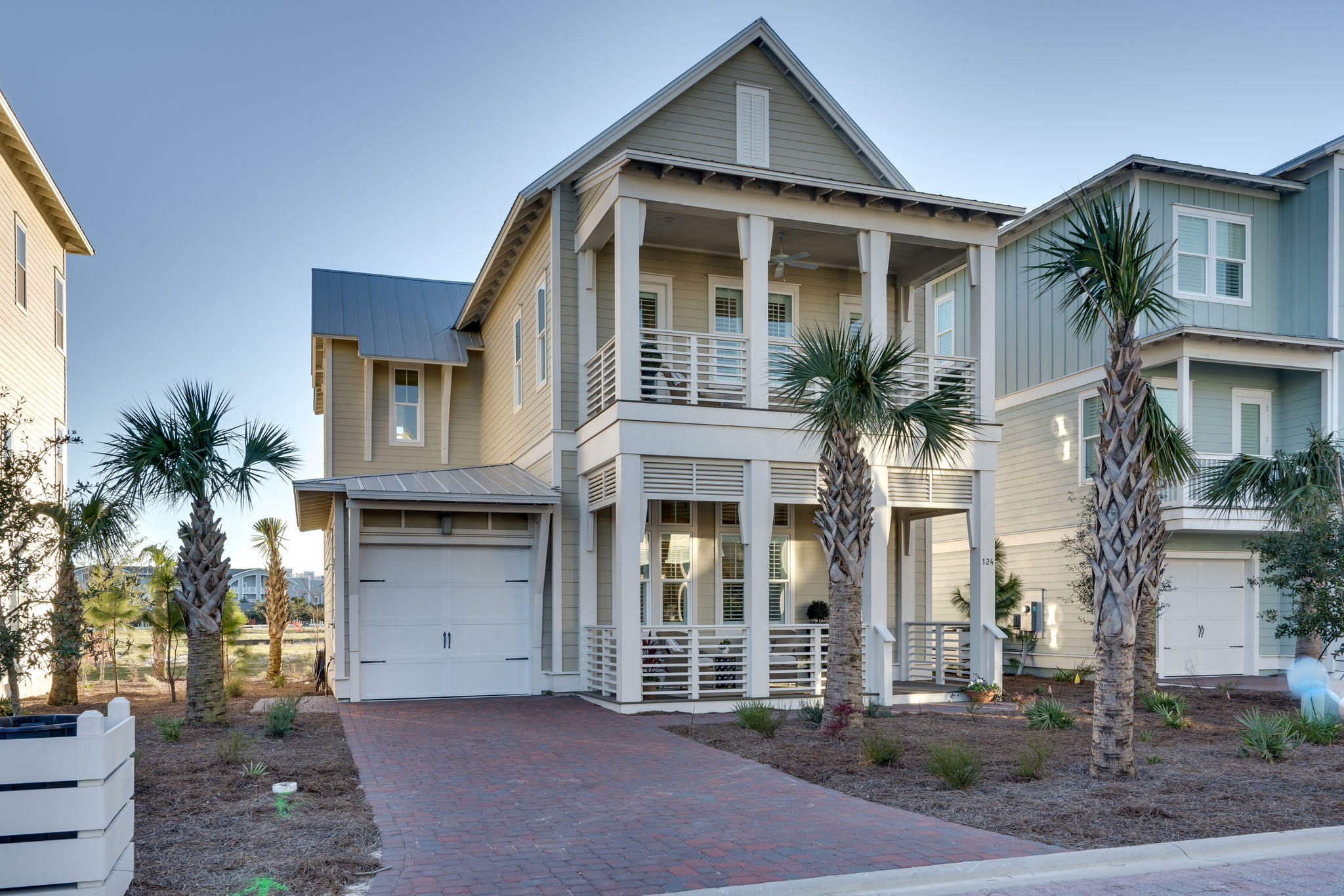124 Clipper Street Inlet Beach, FL 32461 - Photo 1 of 47 a front view of a house with a yard