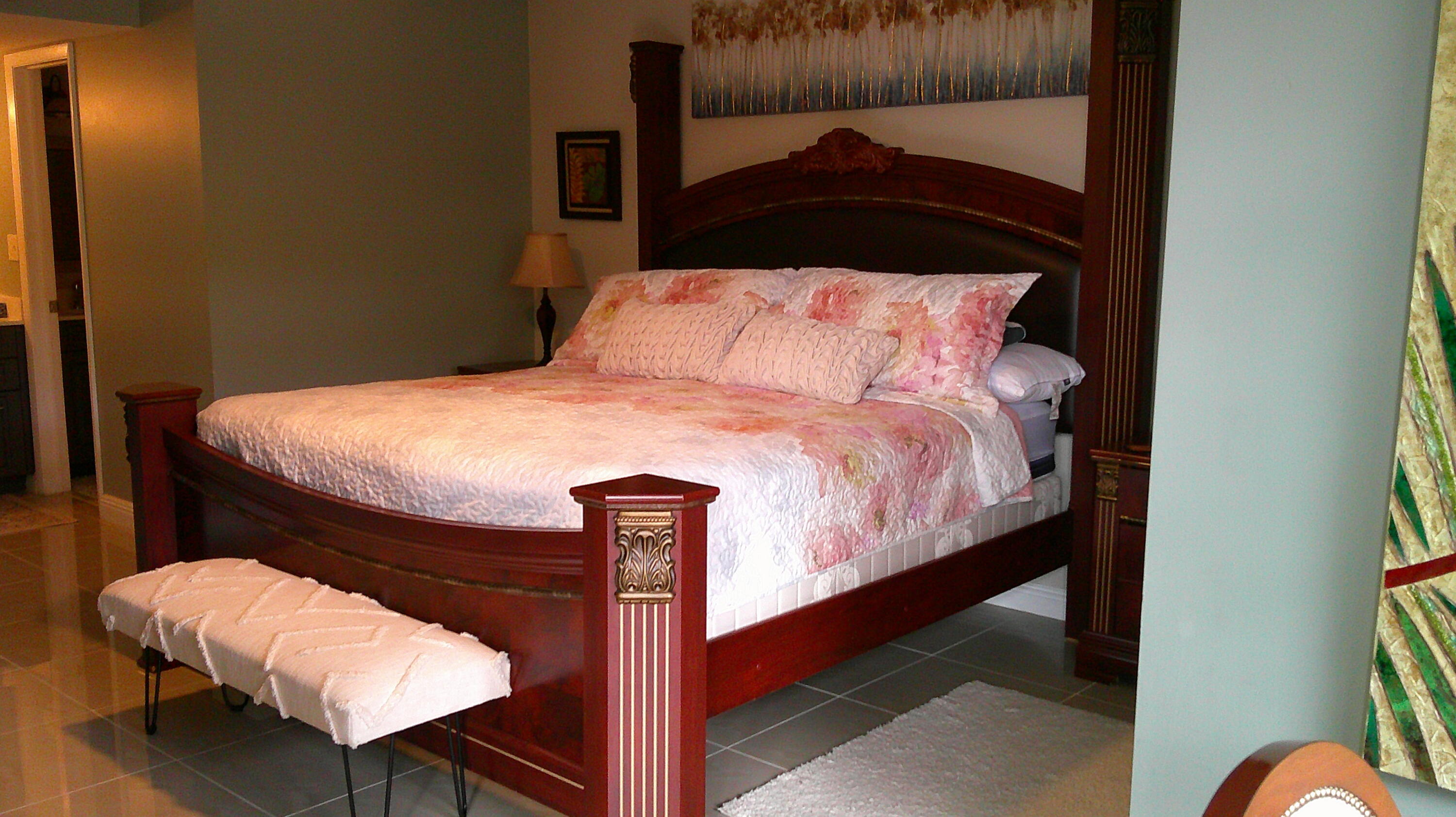 3940 Inverrary Boulevard, Unit 302A Lauderhill, FL 33319 - Photo 6 of 33 a bed sitting in a bedroom next to a window