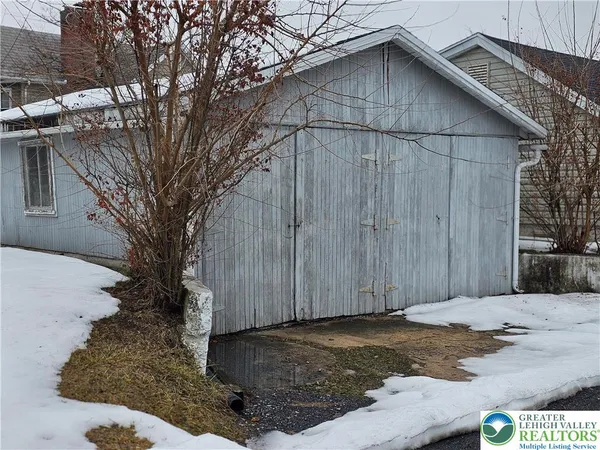 a backyard of a house