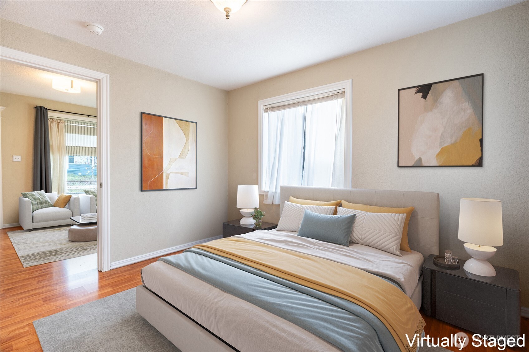 3584 East K Street Tacoma, WA 98404 - Photo 12 of 30 a bedroom with bed and window