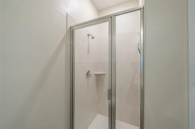 aerial view of a house with a garden and plants