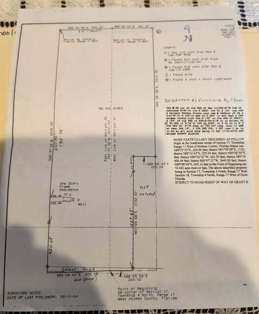 1400 Grant Road Ponce de Leon, FL 32455 - Photo 11 of 11 a bathroom with a shower