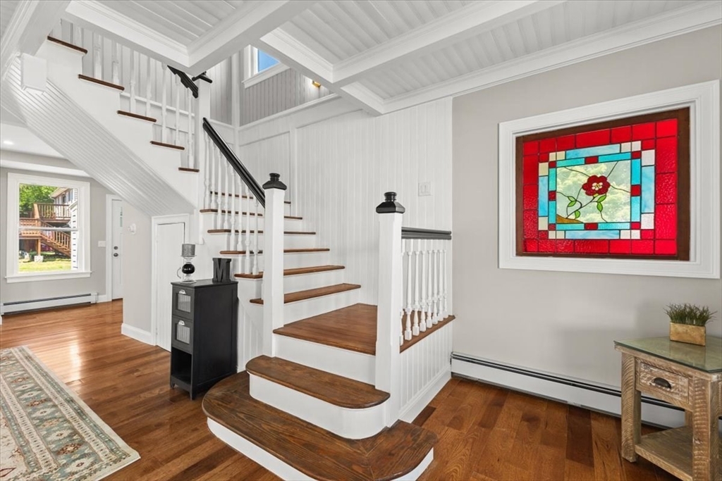 1366 Gardners Neck Road Swansea, MA 02777 - Photo 15 of 35 a view of entryway with furniture and wooden floor