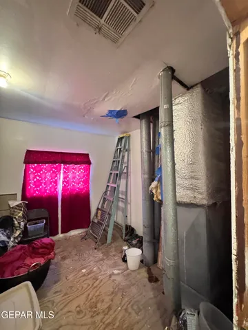 a room with gym equipment