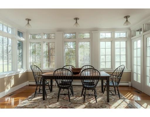 7 Labor In Vain Road Ipswich, MA 01938 - Photo 7 of 30 a view of a dining room with furniture large windows and wooden floor