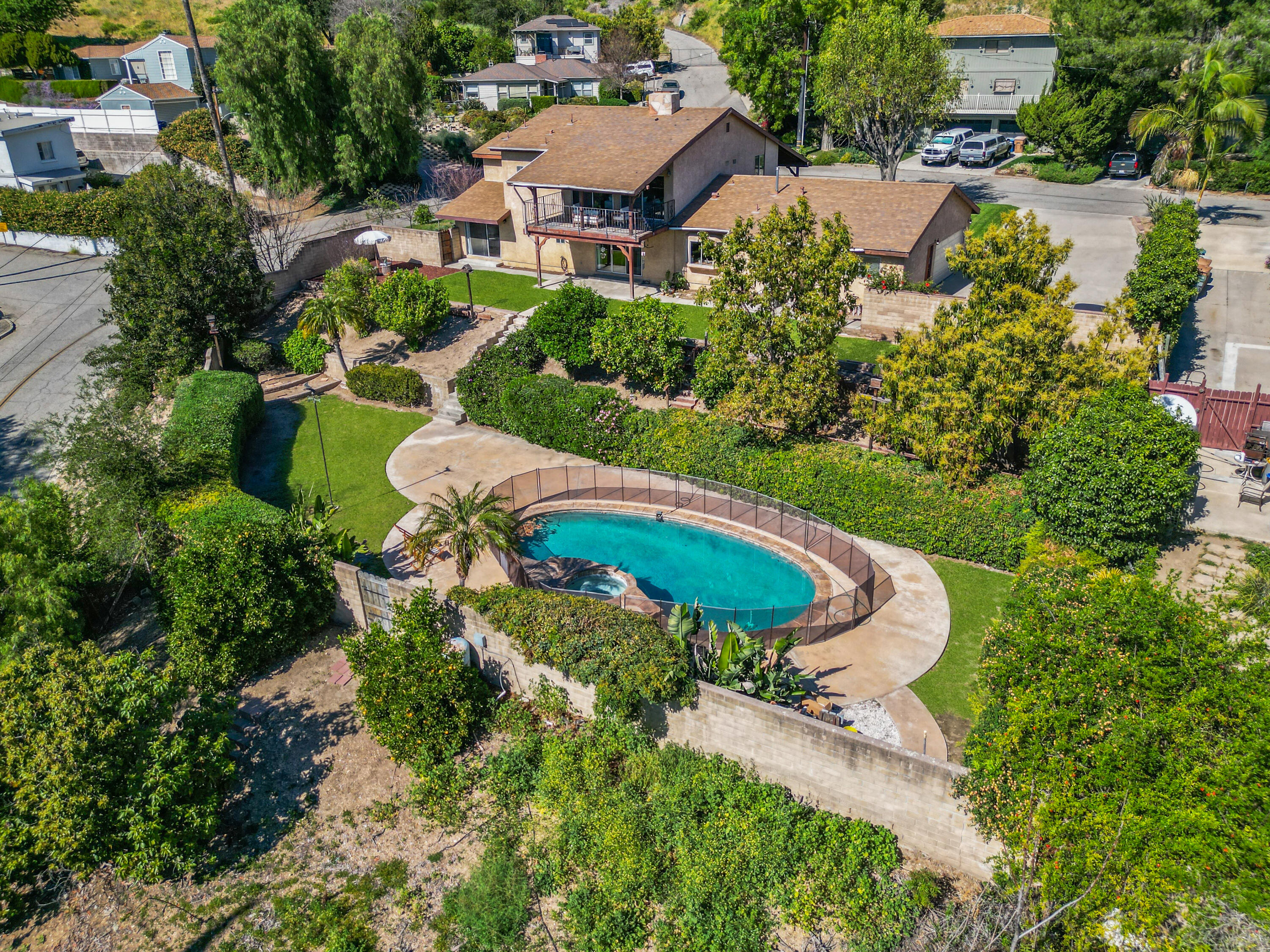1000 Foothill Drive Fillmore, CA 93015 - Photo 1 of 86 an aerial view of a house with a yard and lake