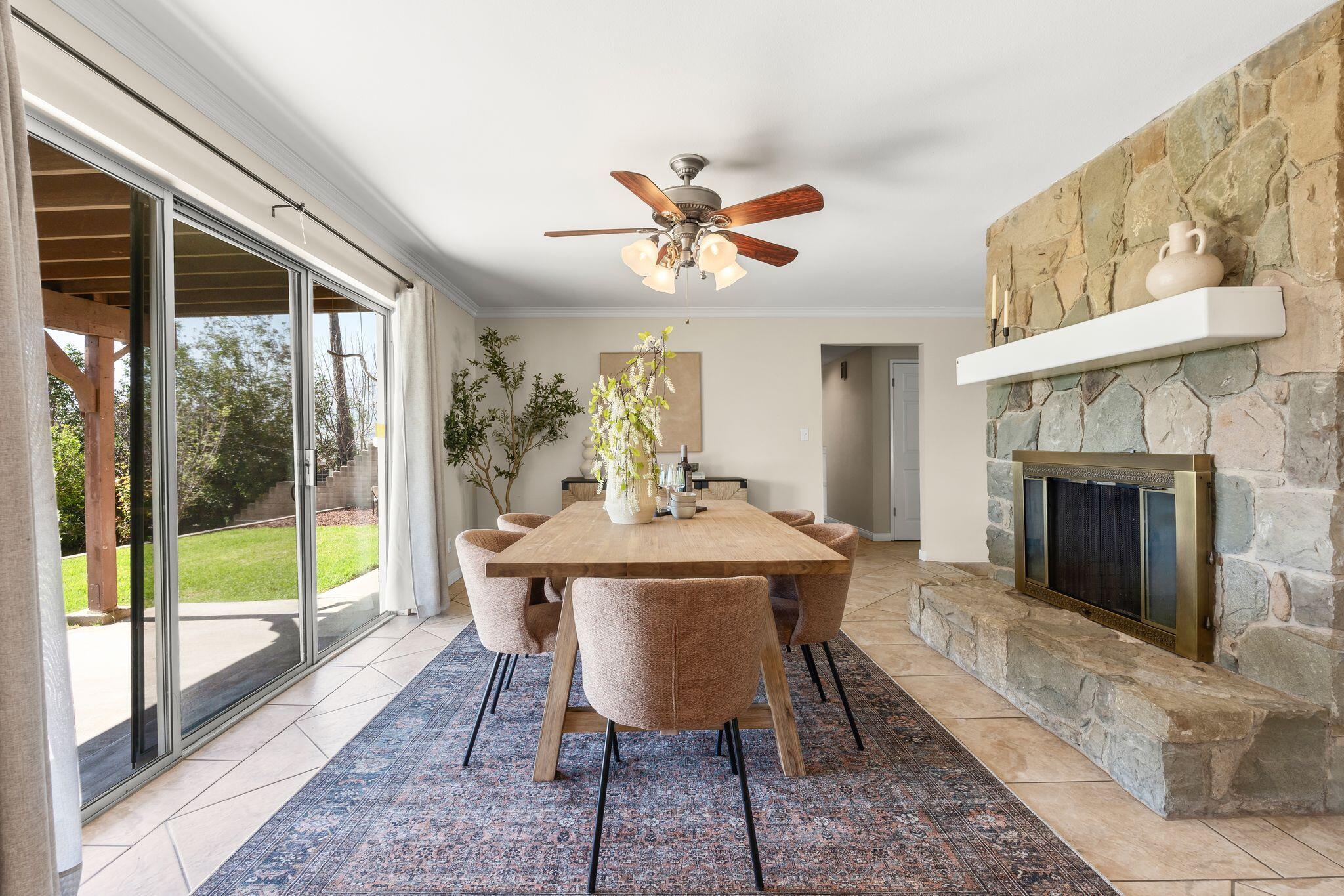 1000 Foothill Drive Fillmore, CA 93015 - Photo 15 of 86 a view of a dining room with furniture window and outside view