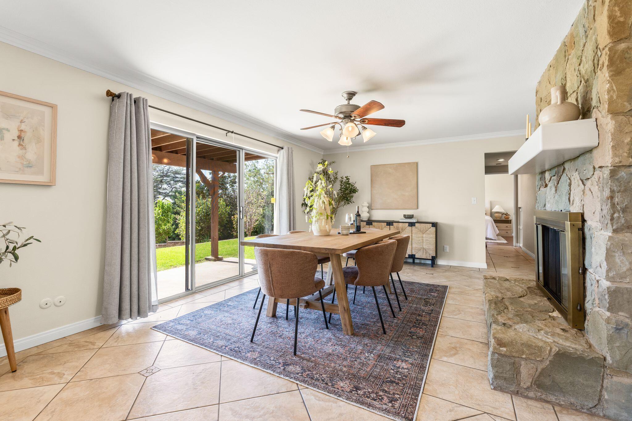 1000 Foothill Drive Fillmore, CA 93015 - Photo 16 of 86 a view of a dining room with furniture window and outside view