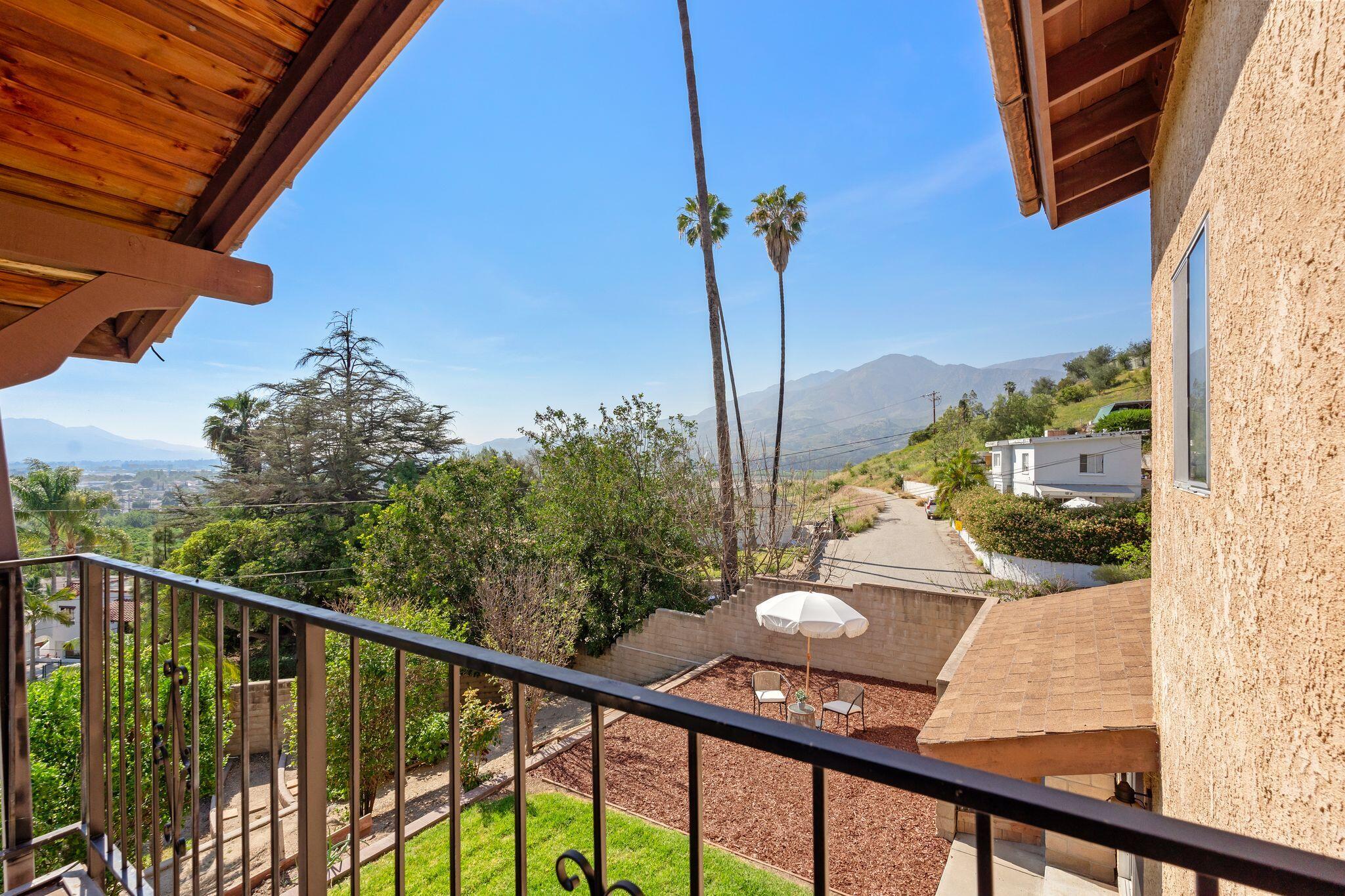 1000 Foothill Drive Fillmore, CA 93015 - Photo 42 of 86 a view of a balcony with potted plants
