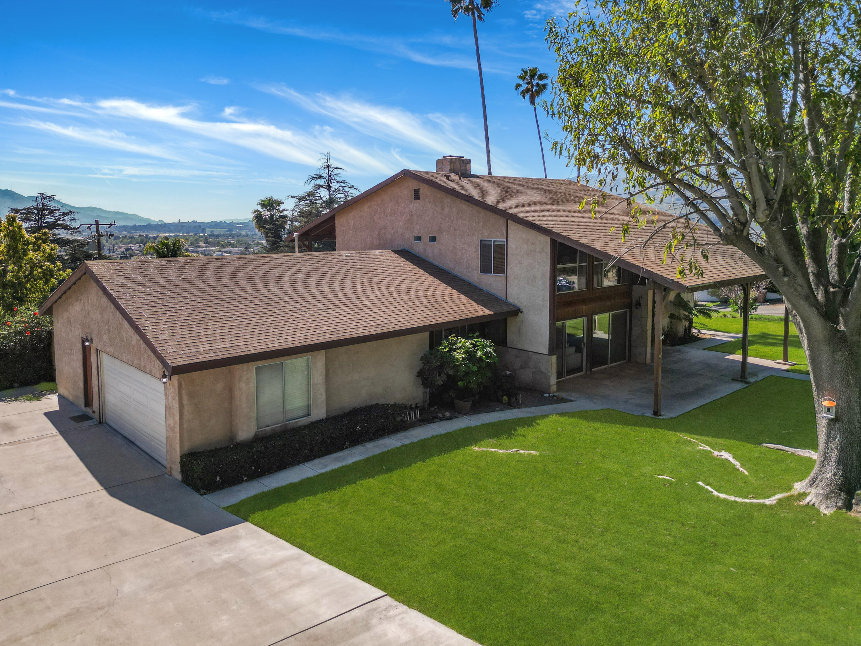 1000 Foothill Drive Fillmore, CA 93015 - Photo 86 of 86 a aerial view of a house next to a big yard and large trees