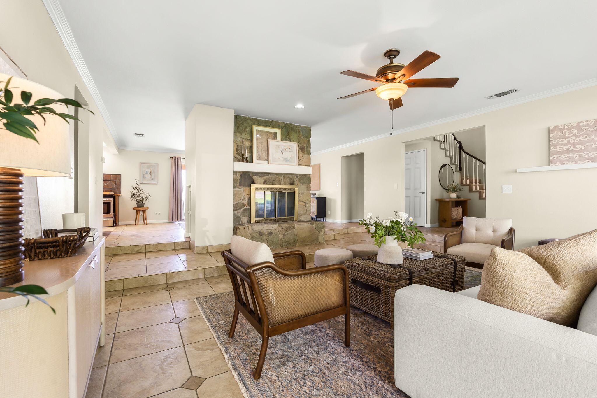 1000 Foothill Drive Fillmore, CA 93015 - Photo 10 of 86 a living room with furniture ceiling fan and a rug