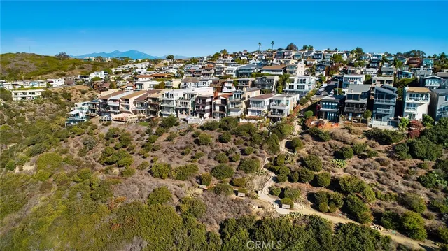 an aerial view of a ocean