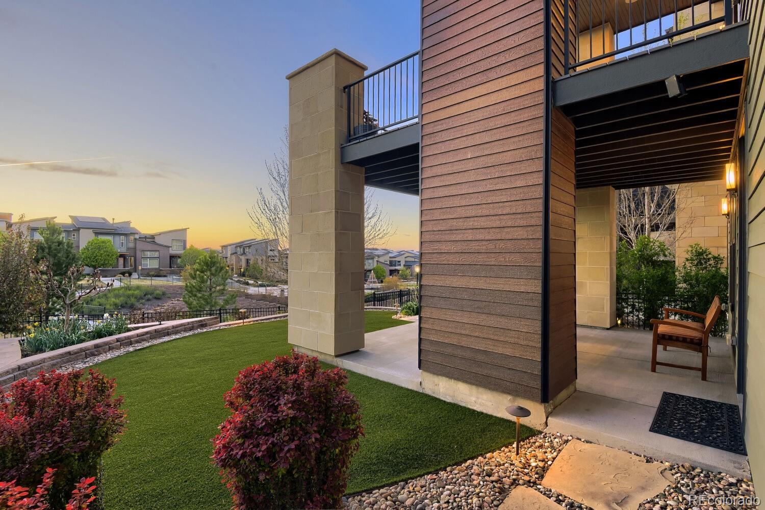 10155 Bellwether Lane Lone Tree, CO 80124 - Photo 40 of 45 a view of a patio in back of a house