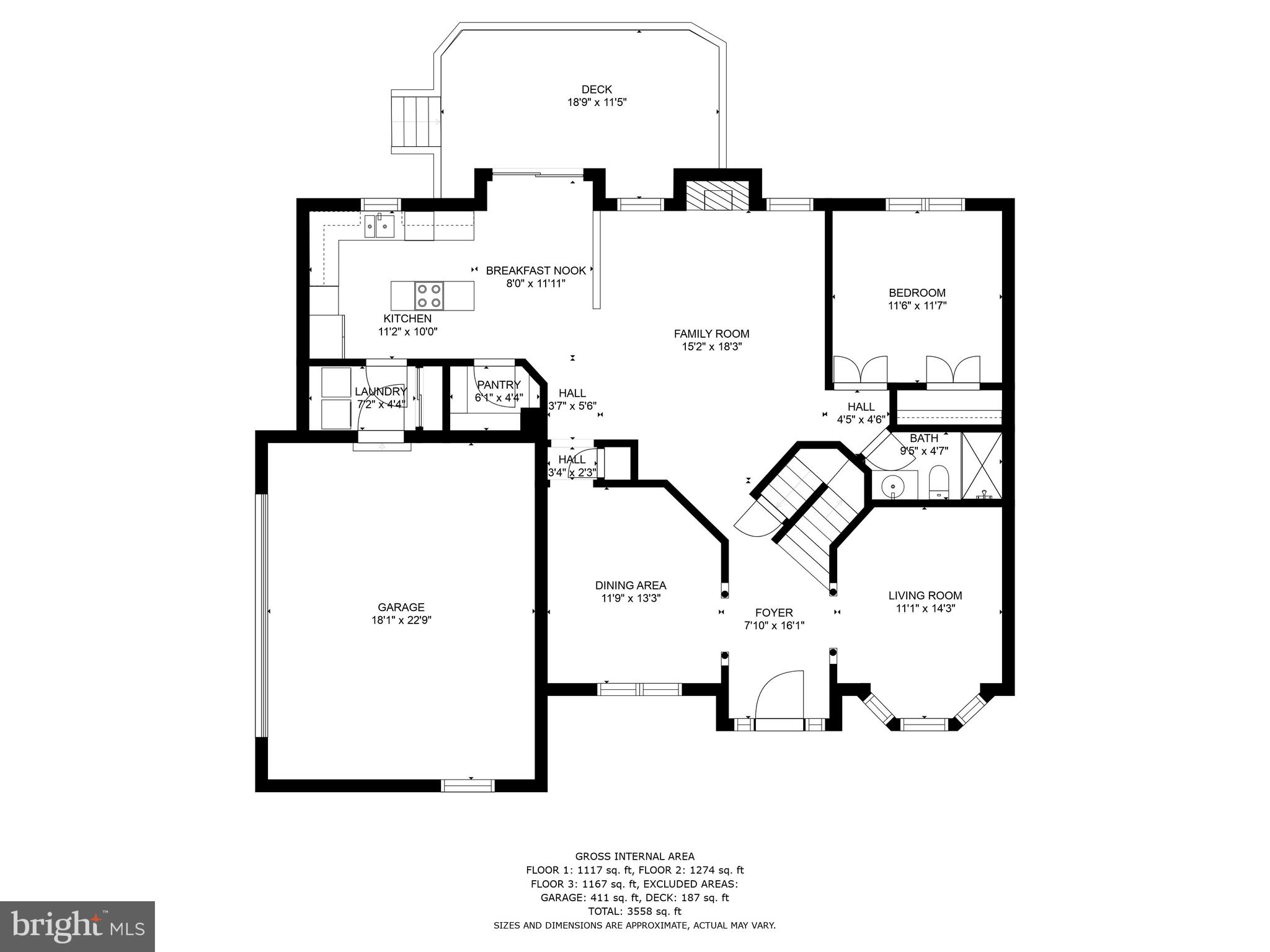 498 Rutland Drive Fallston, MD 21047 - Photo 49 of 55 Floor Plan -Main Level