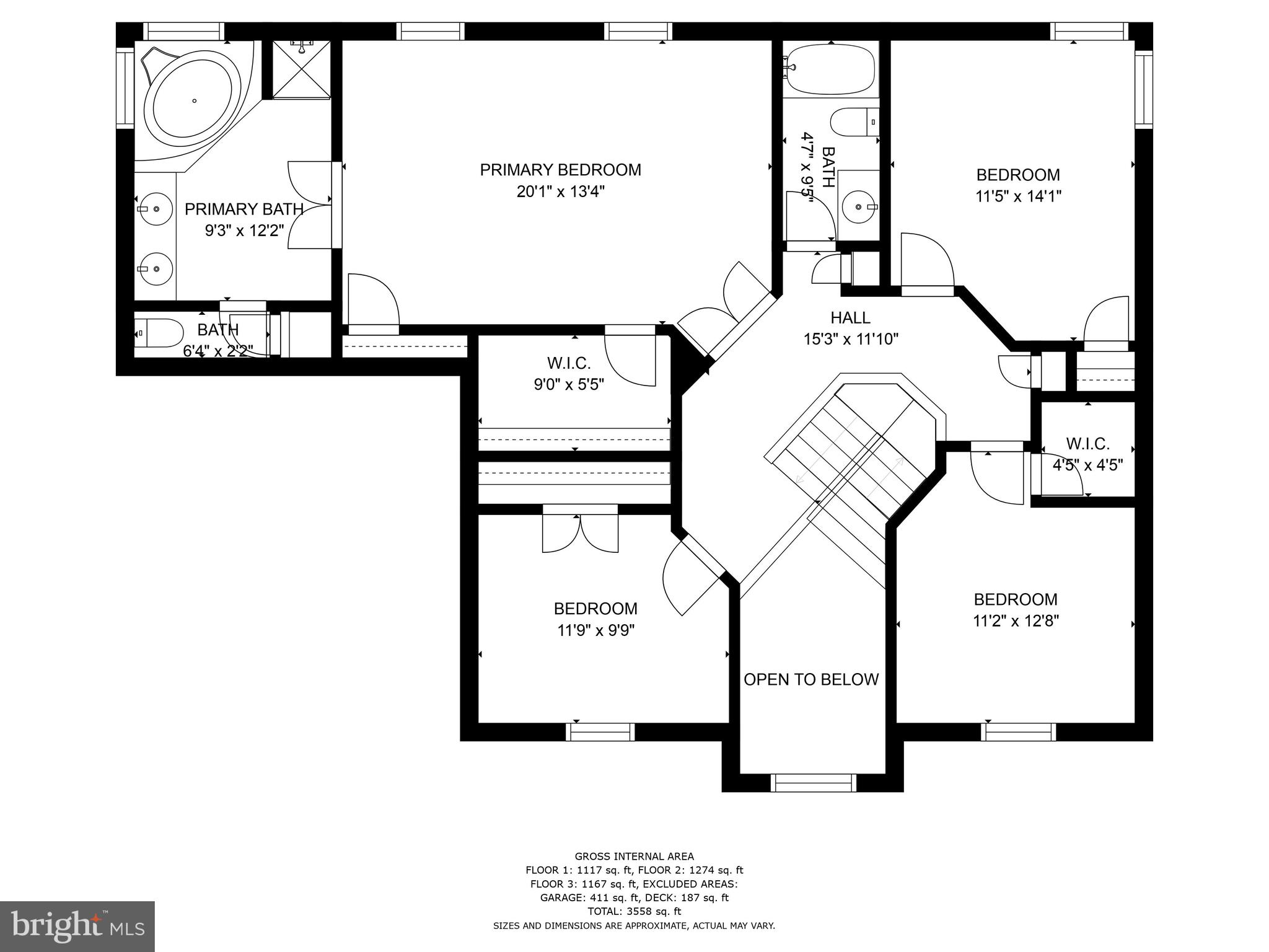 498 Rutland Drive Fallston, MD 21047 - Photo 51 of 55 Floor Plan-Upper Level