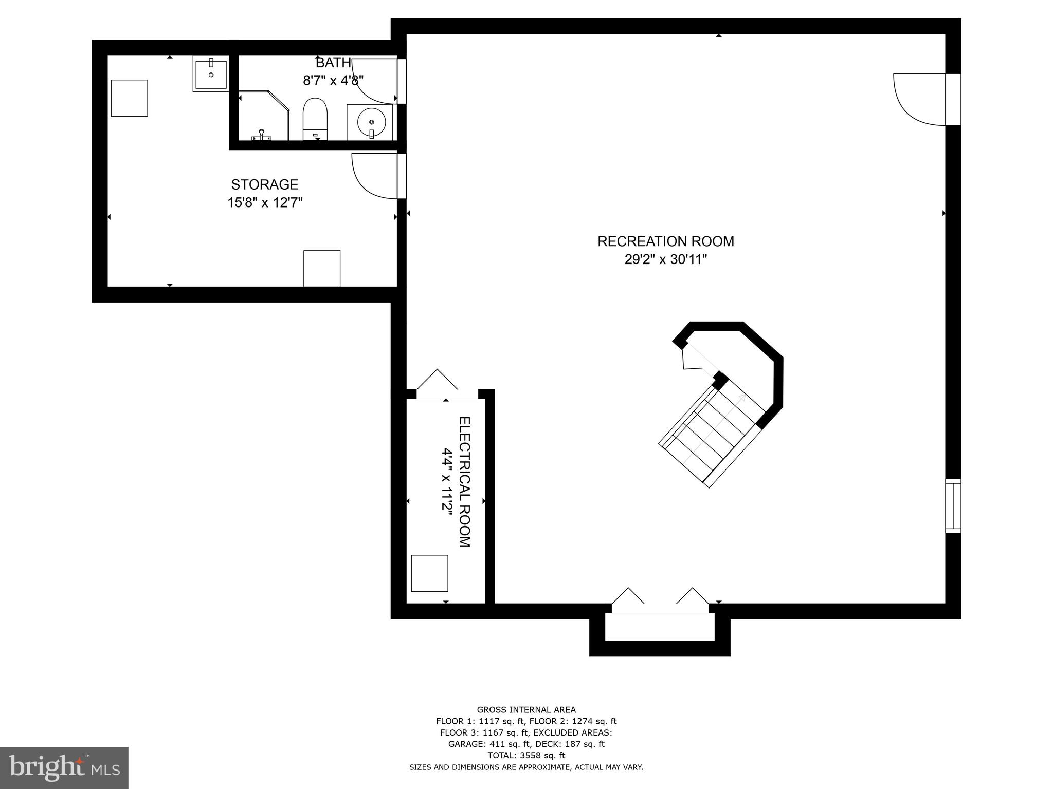 498 Rutland Drive Fallston, MD 21047 - Photo 53 of 55 Floor Plan-Lower Level