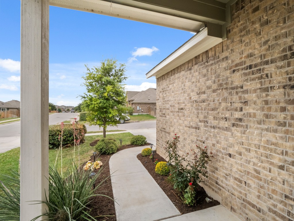 574 Nautical Loop Kyle, TX 78640 - Photo 20 of 23 a view of a backyard with plants