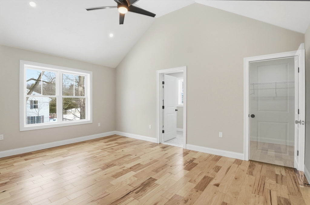12 Benham Street Worcester, MA 01604 - Photo 15 of 26 a view of empty room with wooden floor and fan