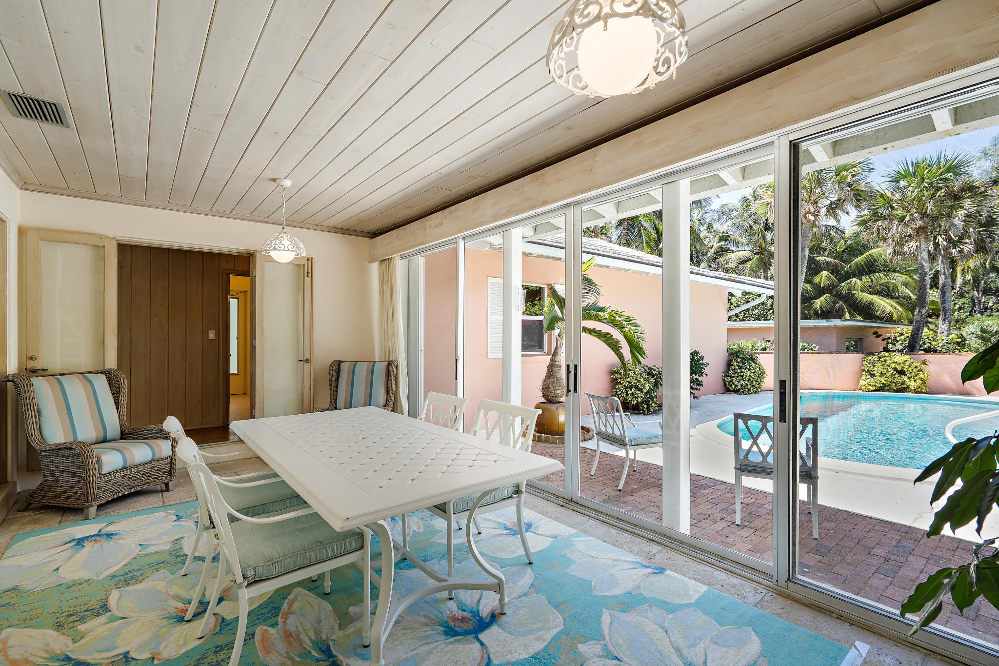 55 North Beach Road Hobe Sound, FL 33455 - Photo 15 of 64 glass room to bedrooms