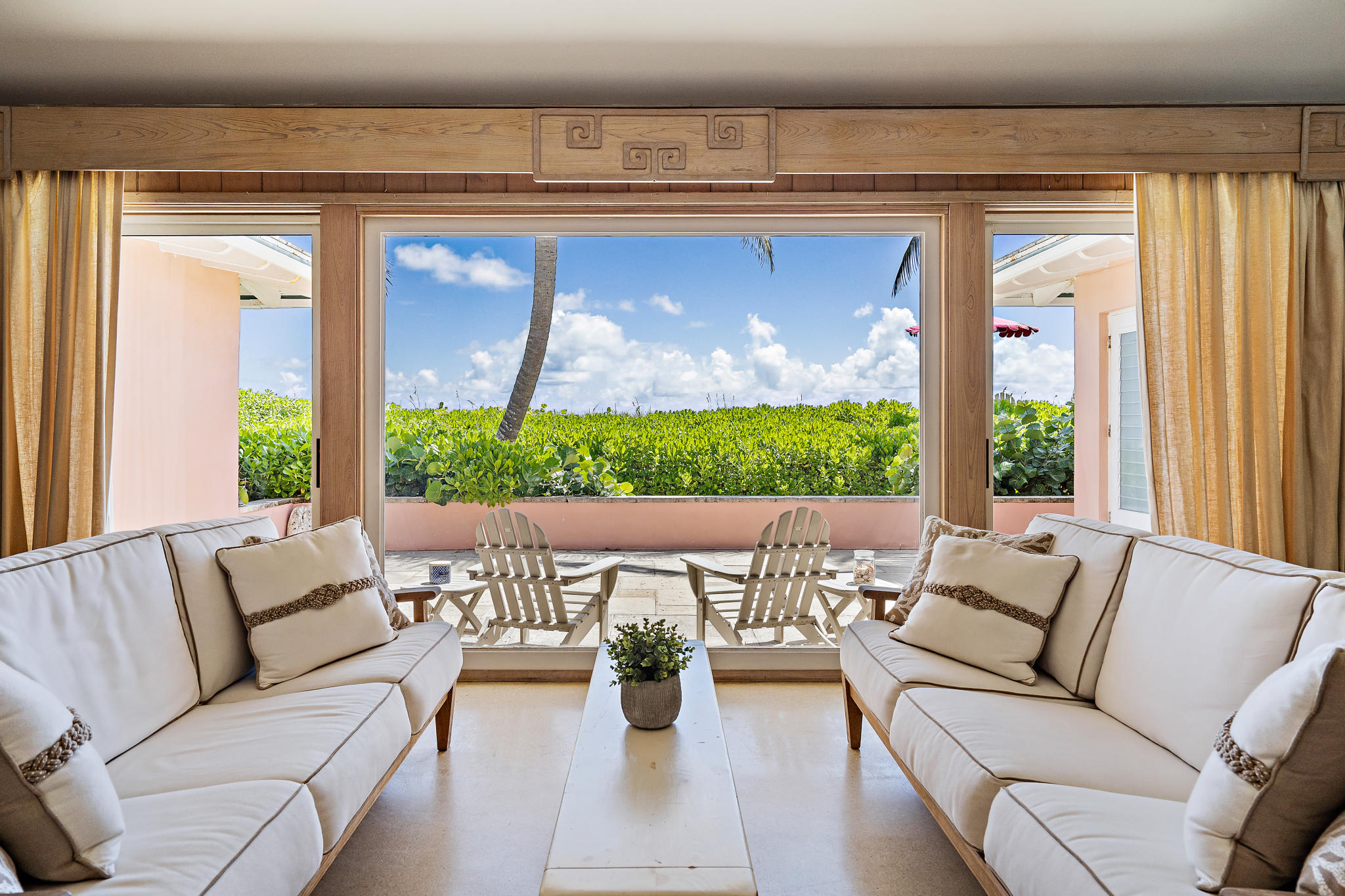 55 North Beach Road Hobe Sound, FL 33455 - Photo 17 of 64 living room to terrace