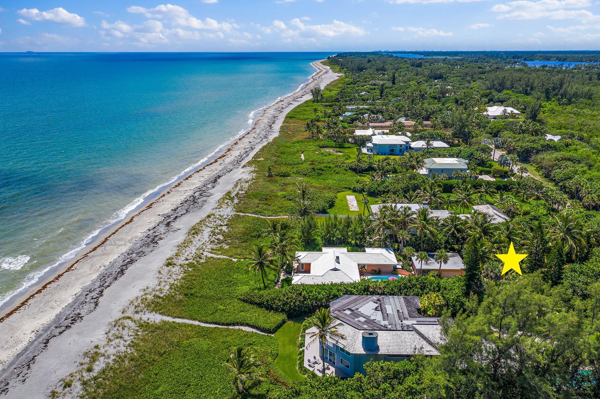 55 North Beach Road Hobe Sound, FL 33455 - Photo 4 of 64 aerial east