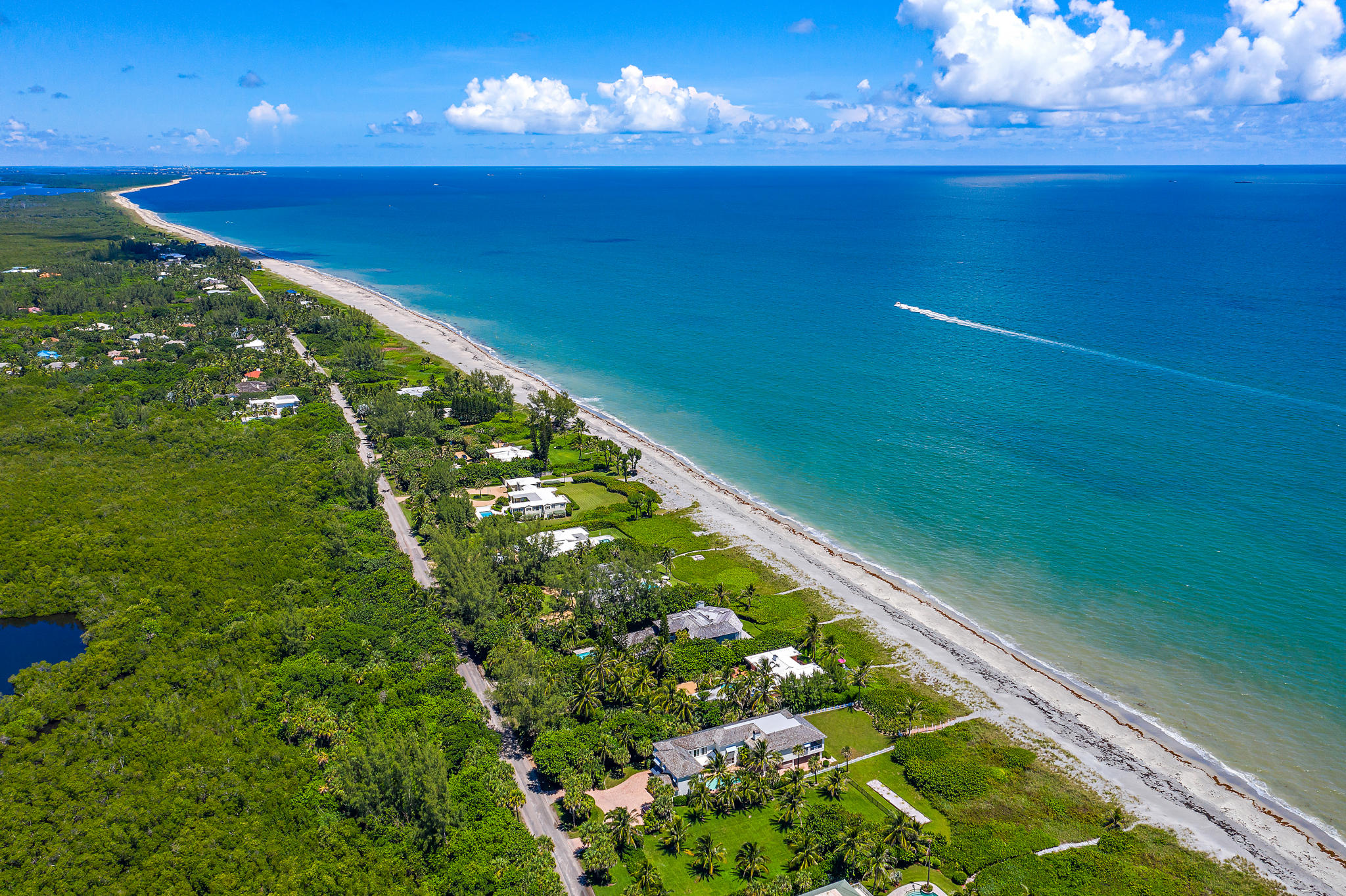 55 North Beach Road Hobe Sound, FL 33455 - Photo 56 of 64 north aerial