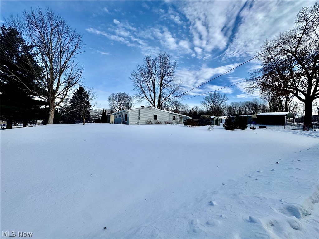 2852 Shelly Road Ravenna, OH 44266 - Photo 29 of 30 View of yard covered in snow