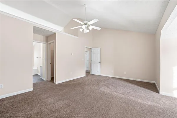 a view of an empty room