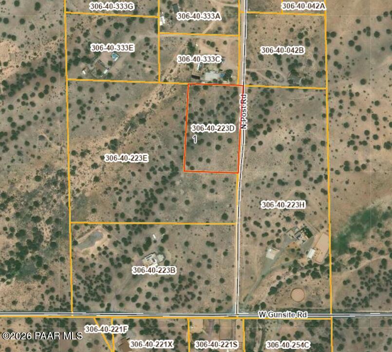 22120 North Post Road Paulden, AZ 86334 - Photo 1 of 1 Arial Parcel
