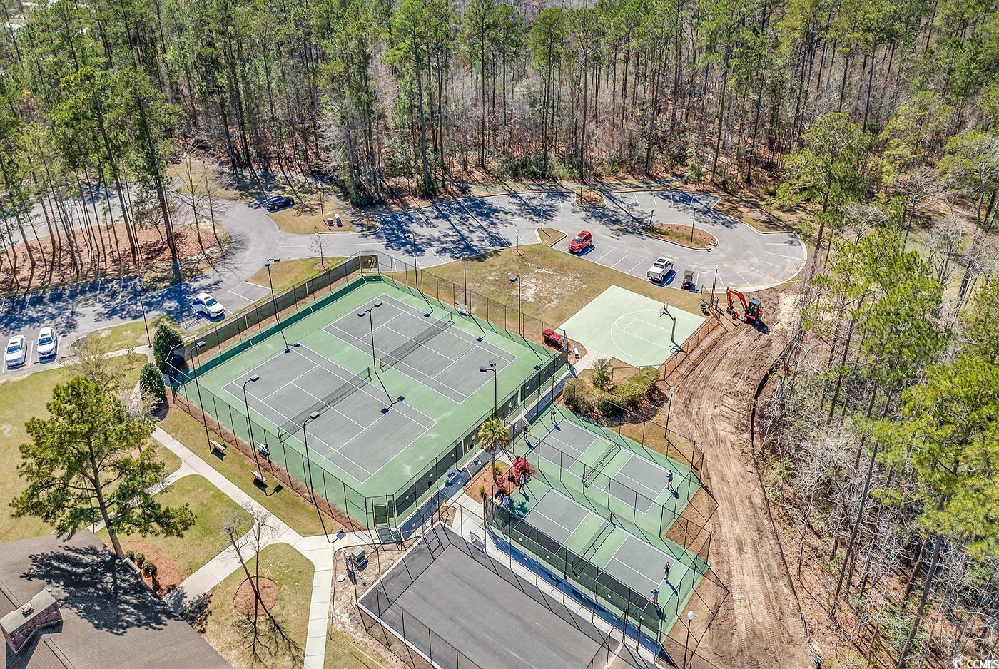 6024 Curran Street Murrells Inlet, SC 29576 - Photo 34 of 34 Drone / aerial view of a heavily wooded area